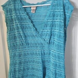 Turquoise Top